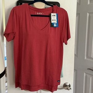 NWT Kavu Bombora V-Neck Short Sleeve T-Shirt